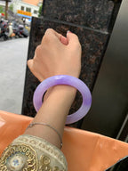 Enchanting Deep Purple Round Bangle